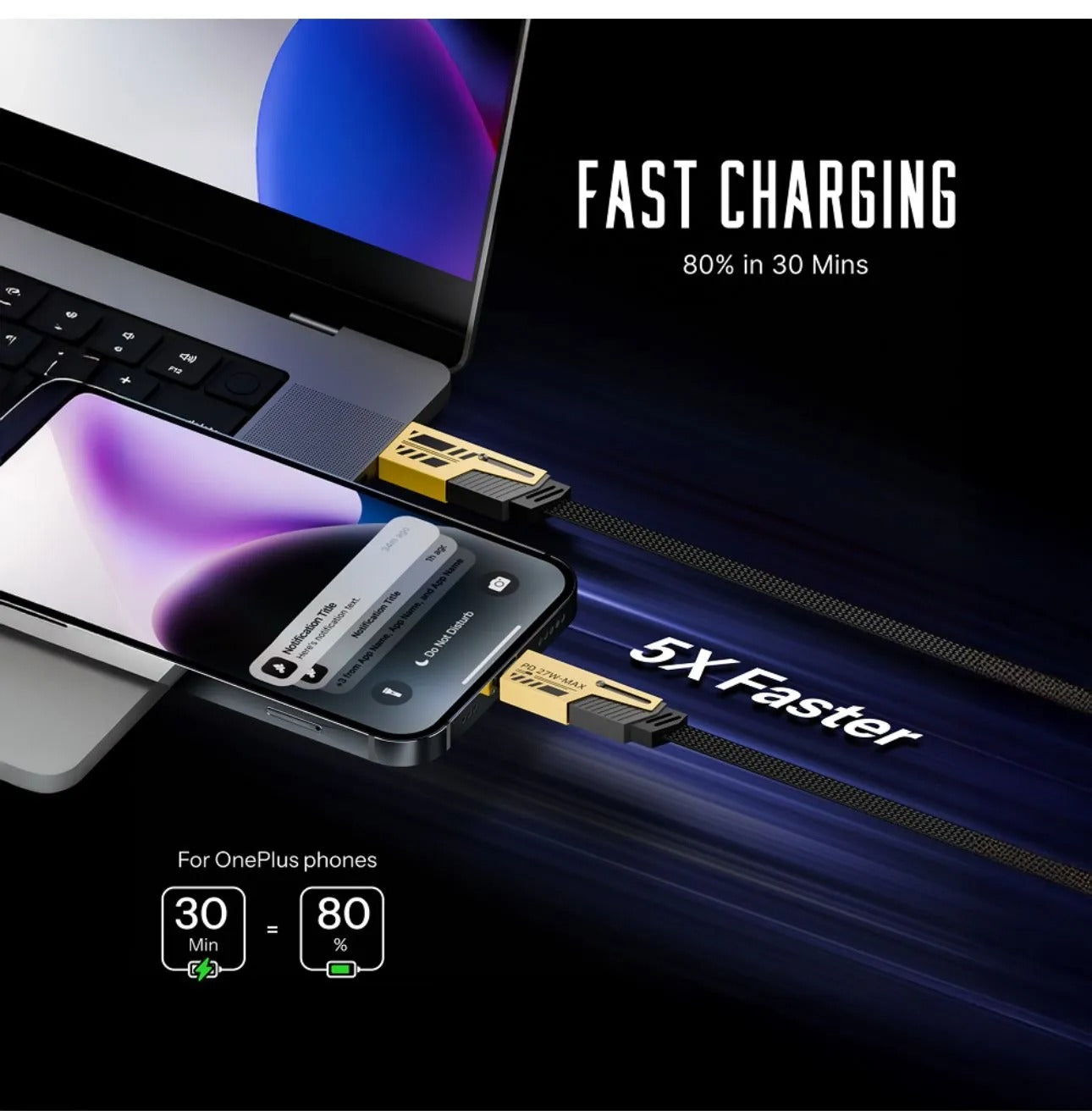 4 in 1 multi fast charger cable