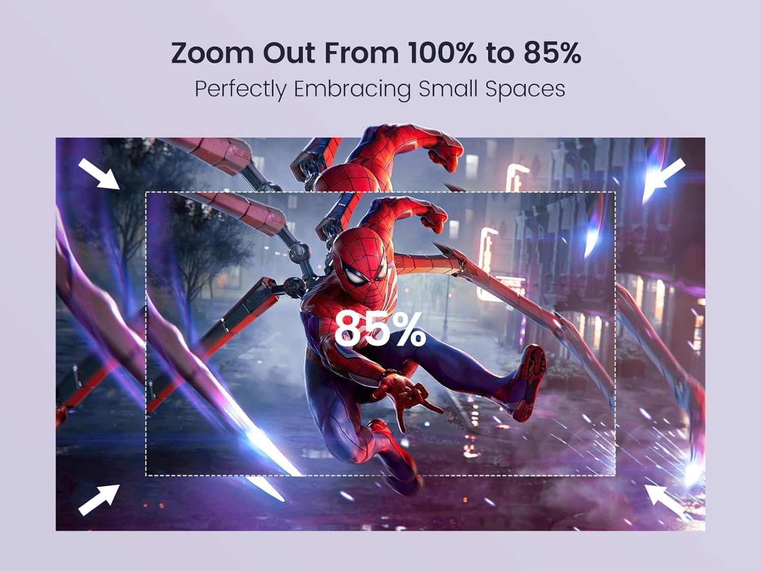 BIGASUO Andriod 5G Wifi Projector Home 4K Support With 4000Lm,1080P Smartphone Full Hd Portable Builtin Youtube Other Apps Auto Keystone 200" Screen Compatible 4K Tv Stick (M9),White