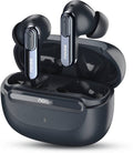 Noise Buds UNO, 40Hrs Playtime, Quad Mic with ENC, Premium Leather Accent, Dual Pair Bluetooth (Navy Grain, True Wireless)