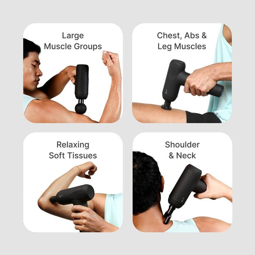 MXTOP Facial Massage Gun, 6 Speed Levels, Variable Frequency Vibration, Post-Exercise Muscle Massager, MP-720 GOLDEN